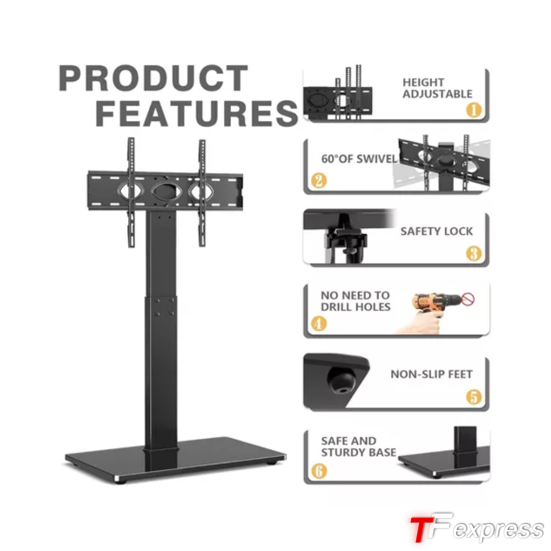 Soporte Pedestal TV 37 a 80 Pulgadas